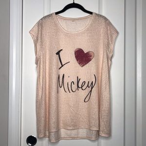 Disney Lauren Conrad “I Heart Mickey” Shirt